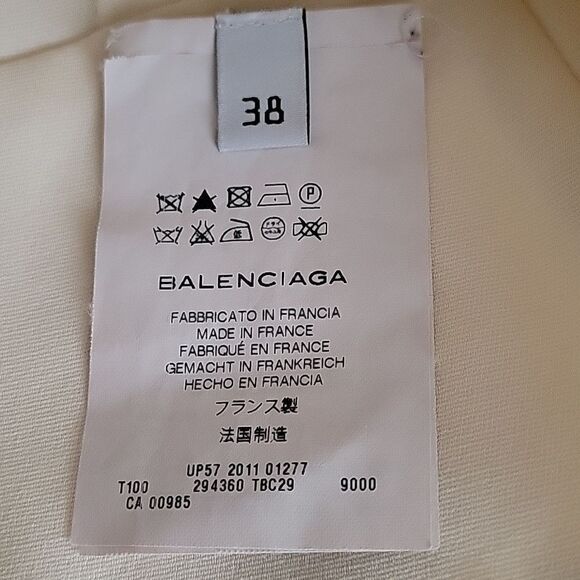 Stunning Balenciaga Paris Ivory top Size M - Picture 5 of 7